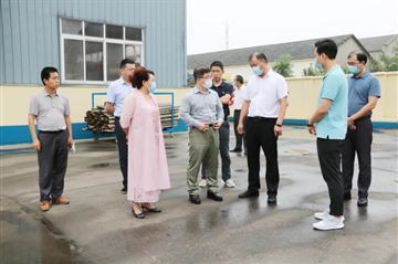 网库集团高管与荆州区委领导考察天地k8凯发新材料集团